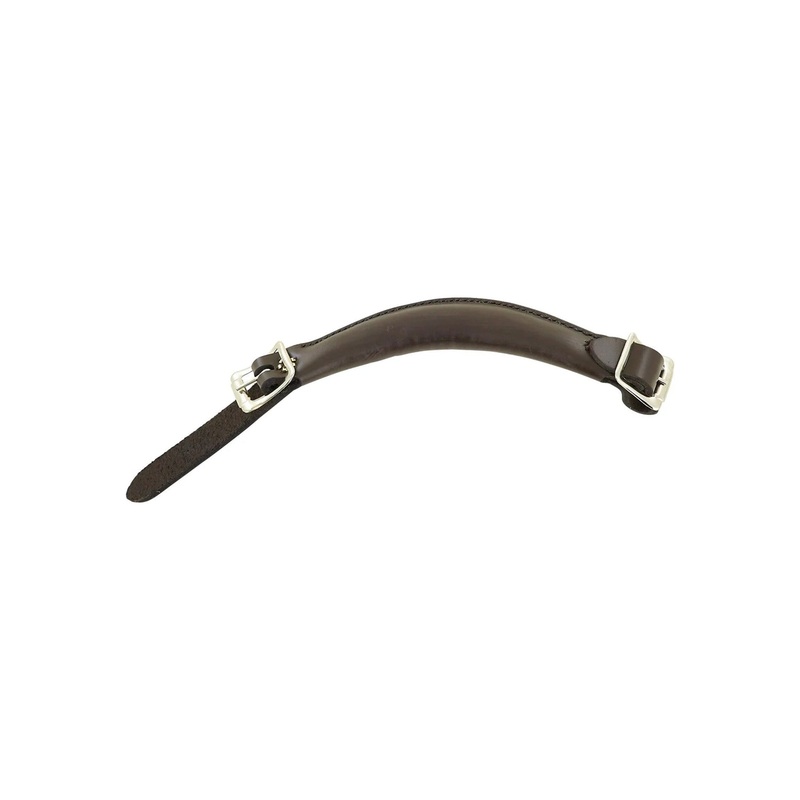 6 Brown, Emergency Handle, Leather, #L-3703-BRO