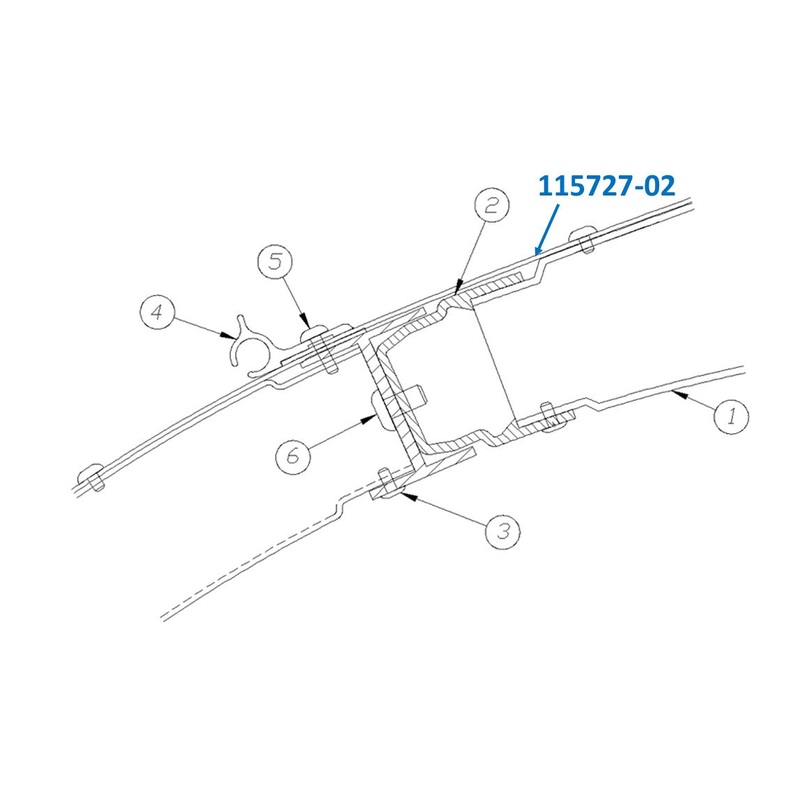 Airstream Polar White Roof Aluminum .032 x 72 x 220 – 115727-02