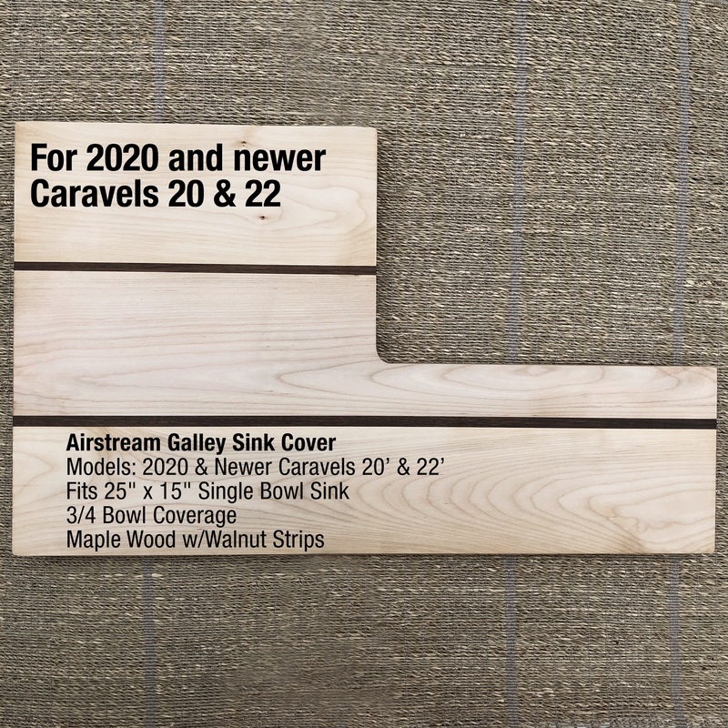 Airstream Sink Cover, Galley Sink, Caravel 20 & 22, 25 x 15 Sink, Decor