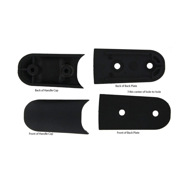 Black, Samsonite Handle Loop/Cap Set, Plastic, #SAM-662-SET