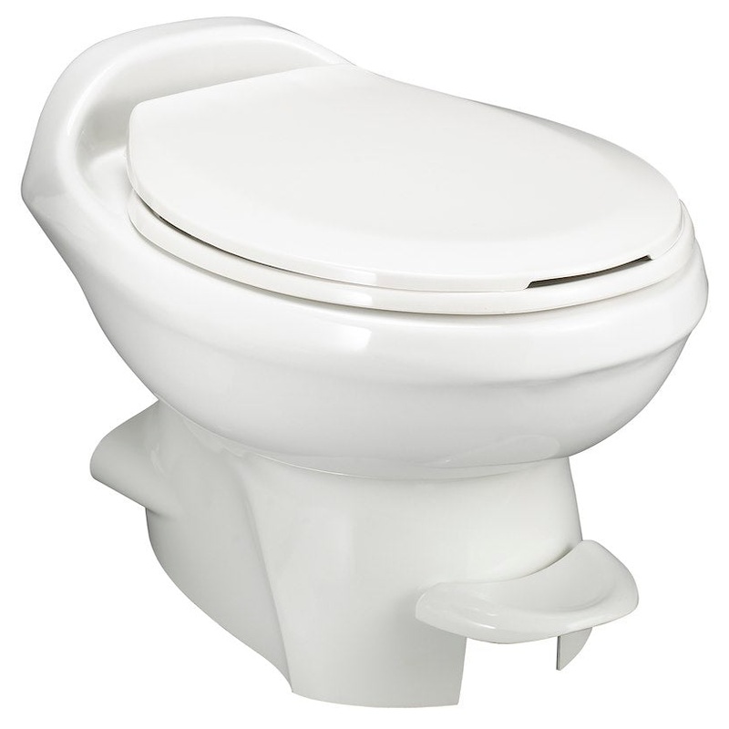 Thetford Aqua-Magic Style Plus China Toilet, Low Profile, White – Without Sprayer