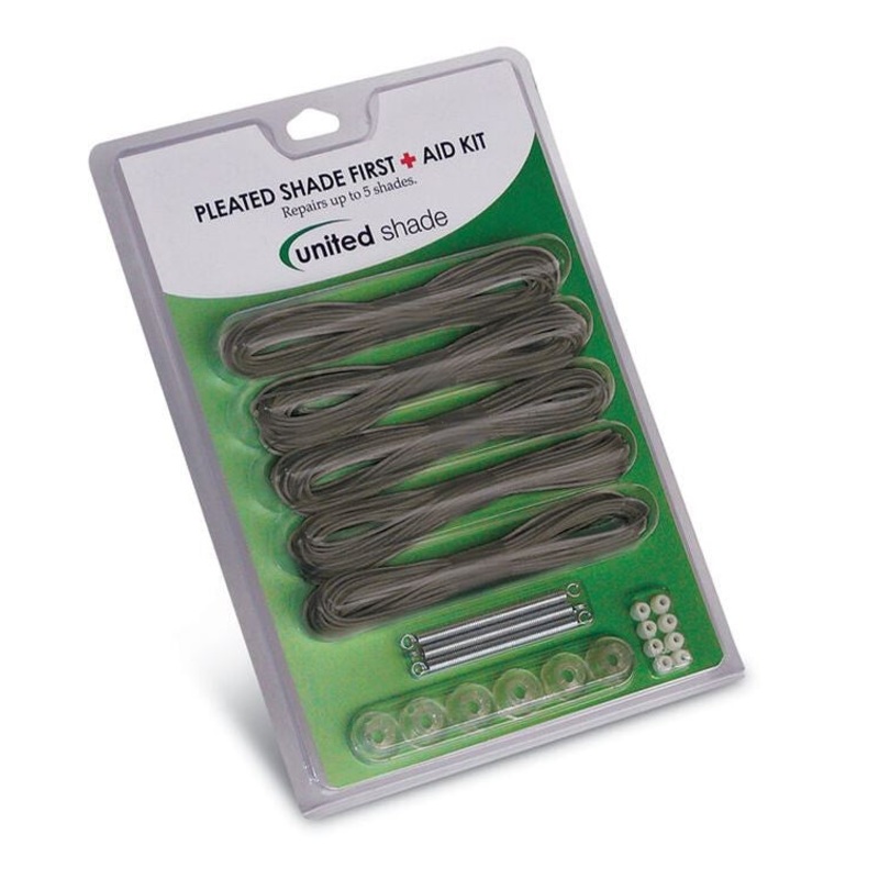 United Shade Pleated Shade First Aid Repair Kit, Grey