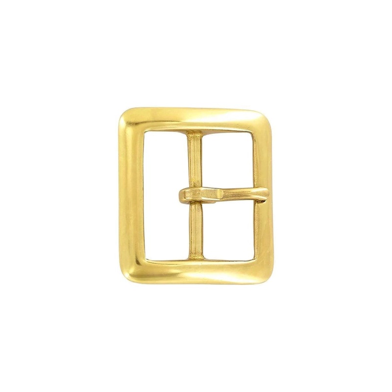 1 1/2 Brass, Sam Browne Center Bar Buckle, Solid Brass, #899-1-1-2-B