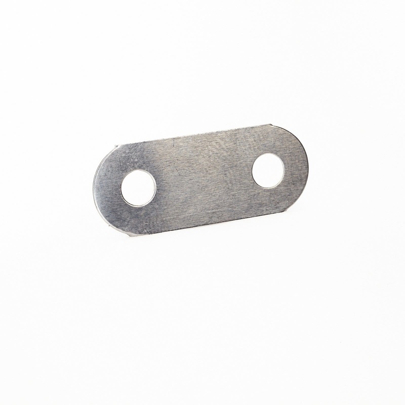 1 1/4 Nickel, Oblong Double Hole Washer, Steel – 12pk, #L-2318