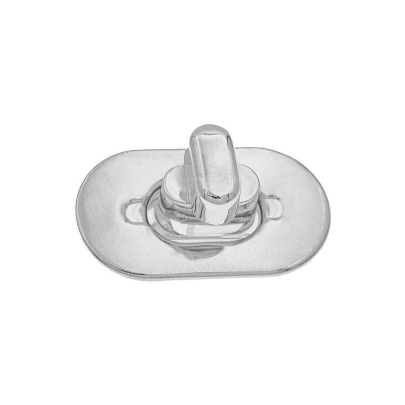 1 1/4 Shiny Nickel, Turn Lock, Zinc Alloy, #P-2212-NIC