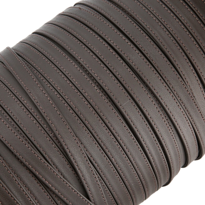 1/2 Dark Brown, Leather Strapping, Leather, #CALF-1-2-DKBRO