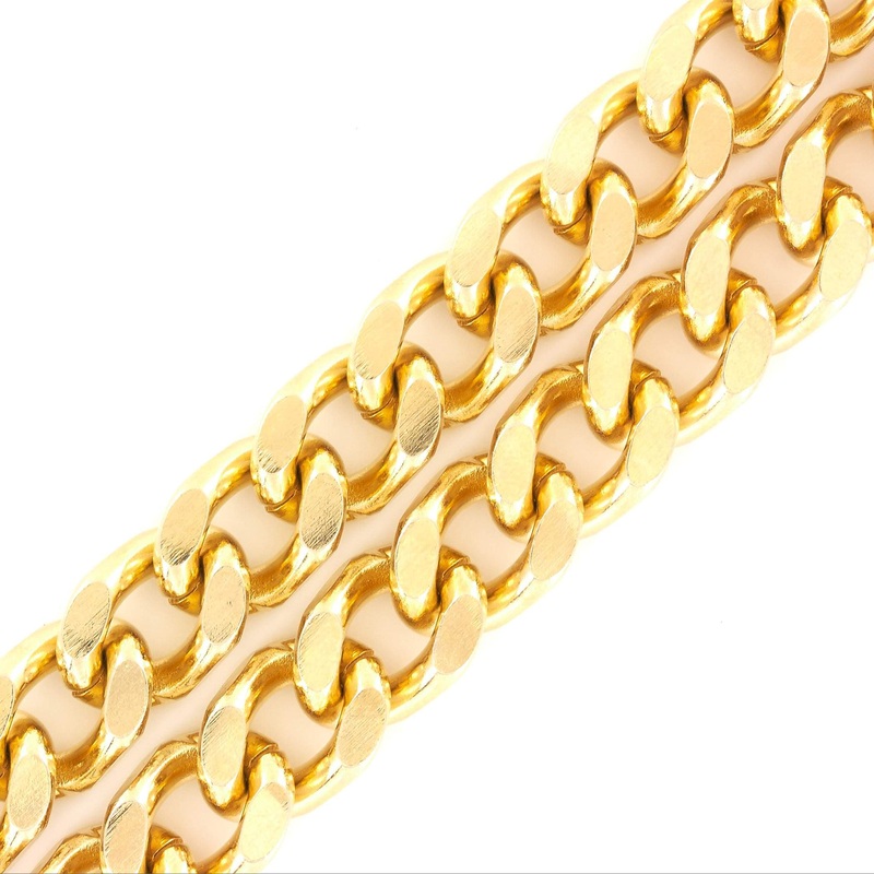 1/2 Gold, Chain, Steel, #P-3237-GP