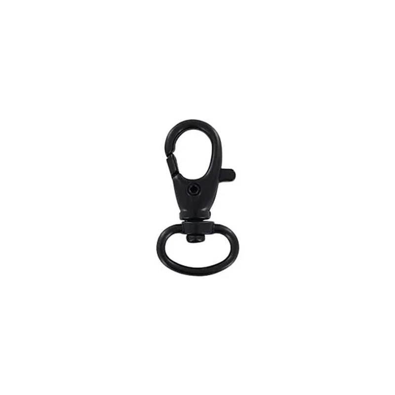 1/2 Matte Black, Trigger  Swivel Snap Hook, Zinc Alloy-PK5, #P-1276-BLK