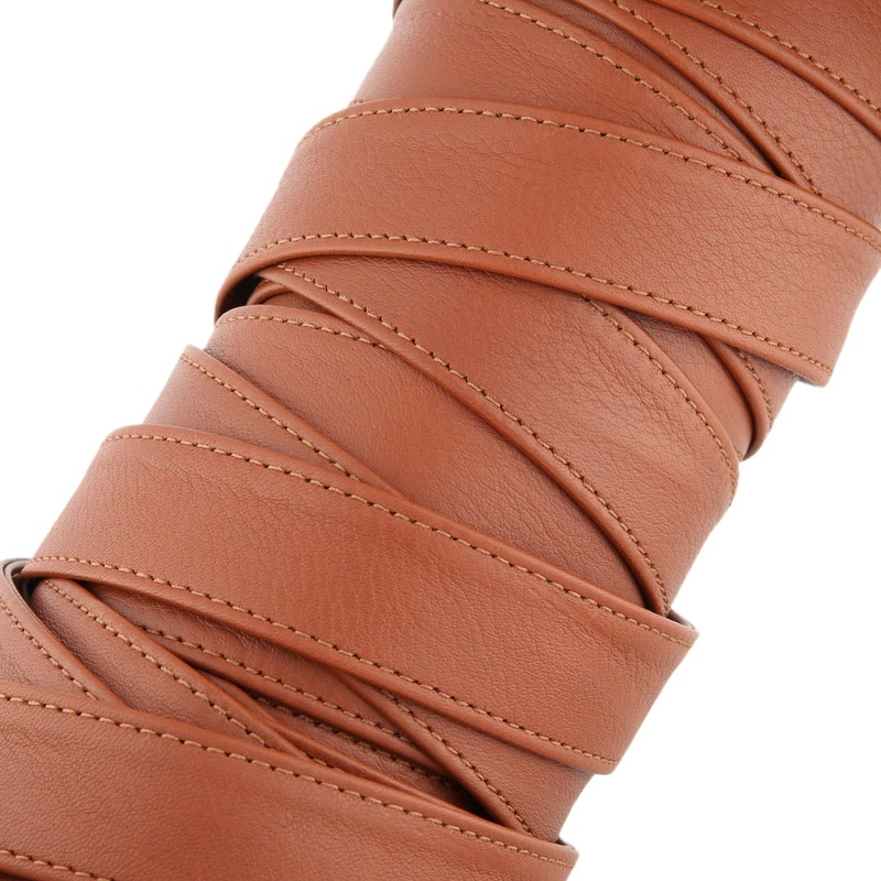 1 Golden Tan, Leather Strapping, Leather, #CALF-1-GTAN