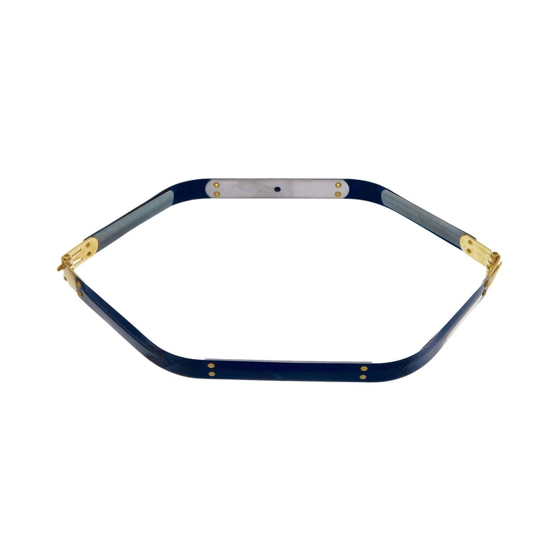 12 Facile Hexagonal Frame  With Brass Hinges, Steel, #A-44-12