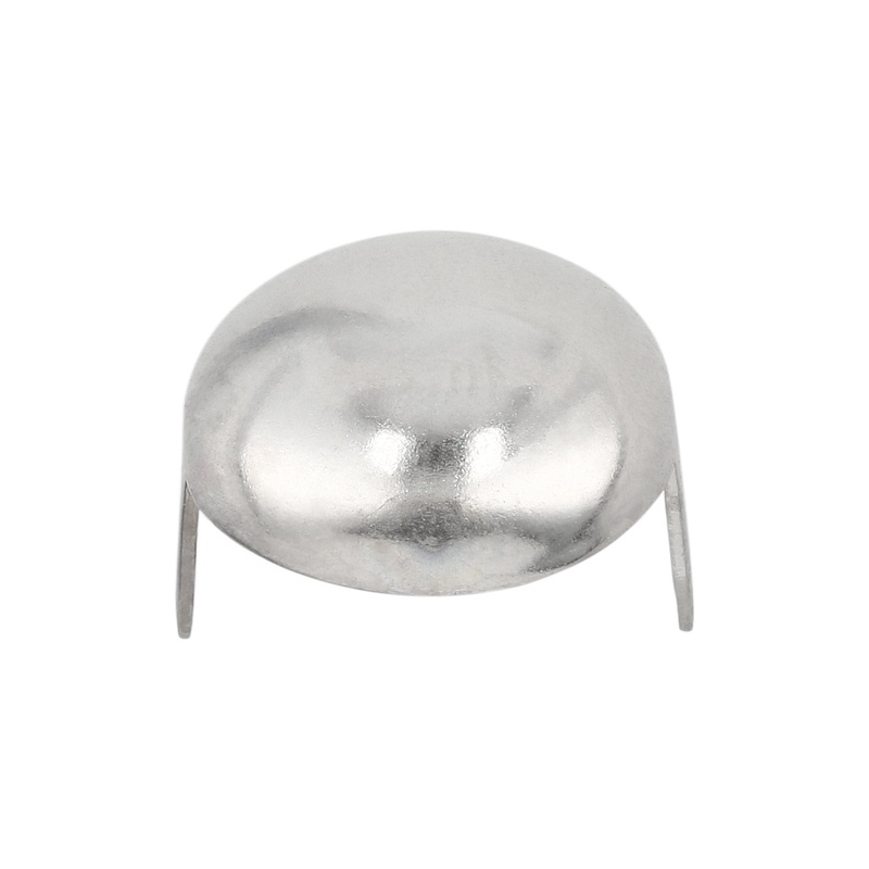 12mm Nickel, Spot, Solid Brass-PK25, #P-2479
