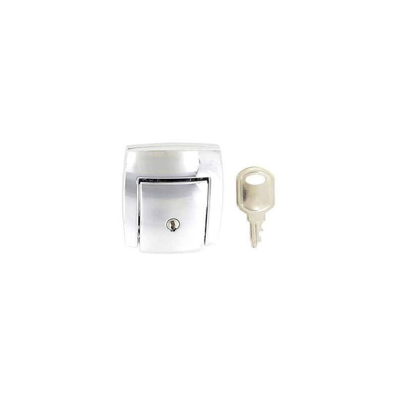 2 1/16 Chrome, Lock, Zinc Alloy, #L-2455-CHR