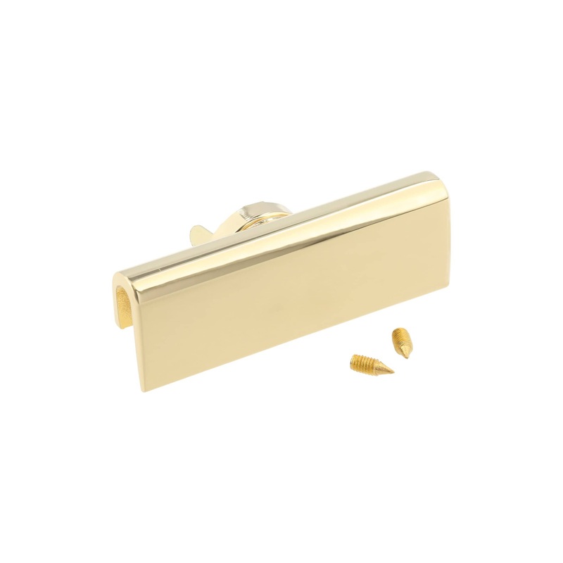 2 1/4 Gold, Flap Catch with Magnetic Snap , Zinc Alloy, #P-3042-GOLD