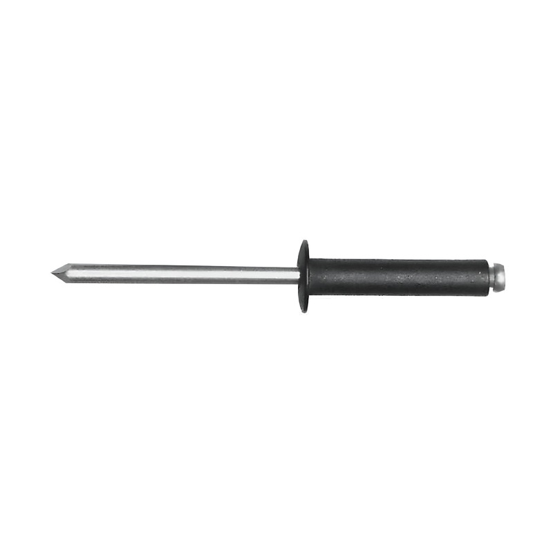 3/4 Black, Pop Rivet, Aluminum – 12 pk, #L-2438