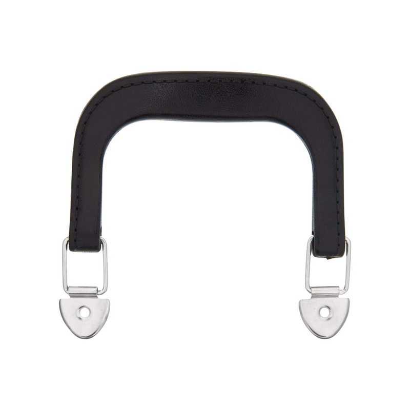 4 Black w/ Nickel, Plastic Double Handle, Zinc Alloy, #L-1797