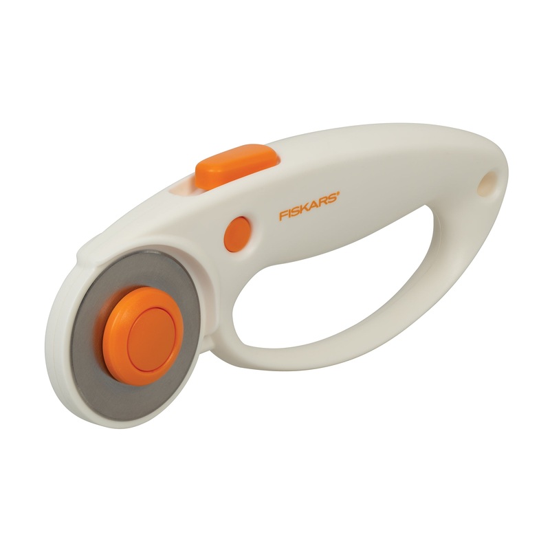 45mm Light Grey, Fiskars Comfort Loop Rotary Cutter, Plastic, #T-1306