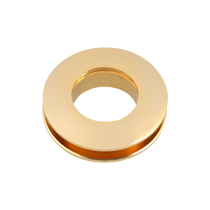 5/8 Gold, Screw Together Eyelet, Solid Brass, #P-1388-GOLD