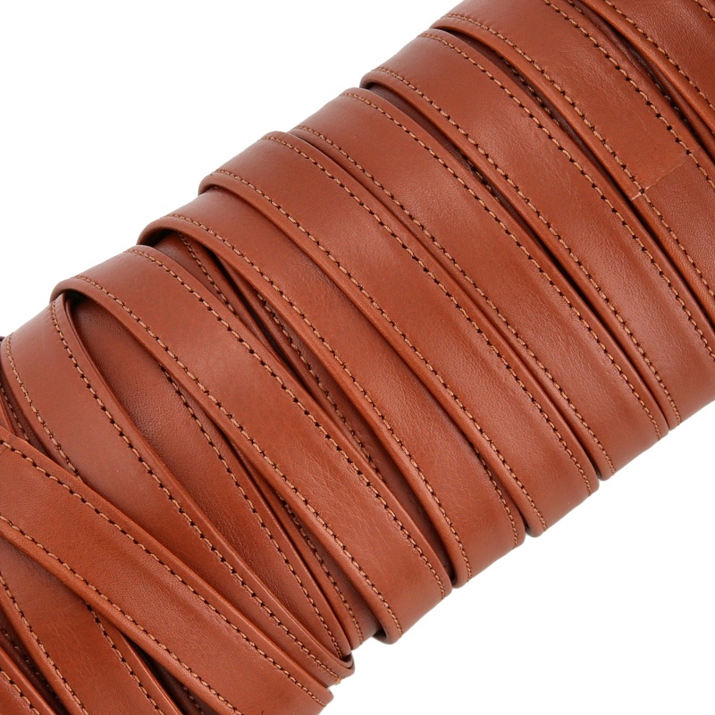 5/8 Golden Tan, Leather Strapping, Leather, #CALF-5-8-GTAN