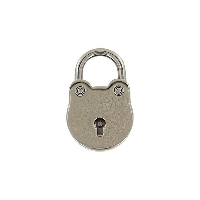 5/8 Shiny Gunmetal, Padlock, Zinc Alloy, #L-3311-GUNM