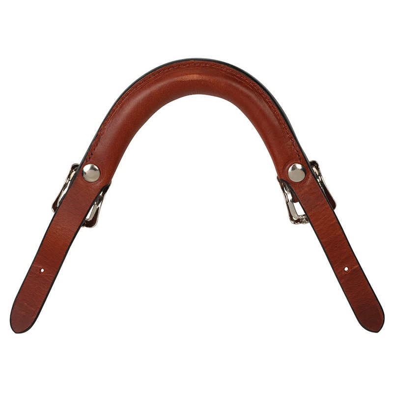 5 Brown, Emergency Handle, Leather, #L-455-BRO