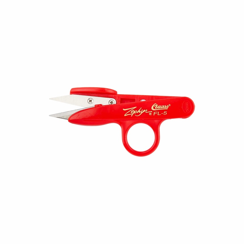 5 Red, Clauss Lightweight Thread Snip, Stainless Steel, #T-1043