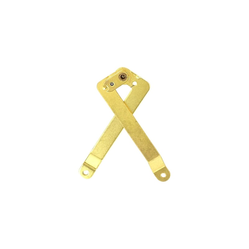 6 3/8 Brass, Stay Plate, Zinc Alloy, #D-48X-BP
