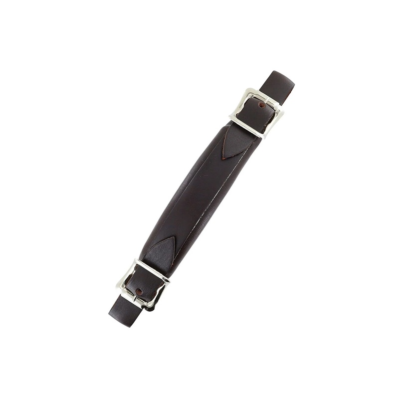 7 1/2 Brown, Emergency Handle, Leather (Steel re-enforced), #L-537-BRO