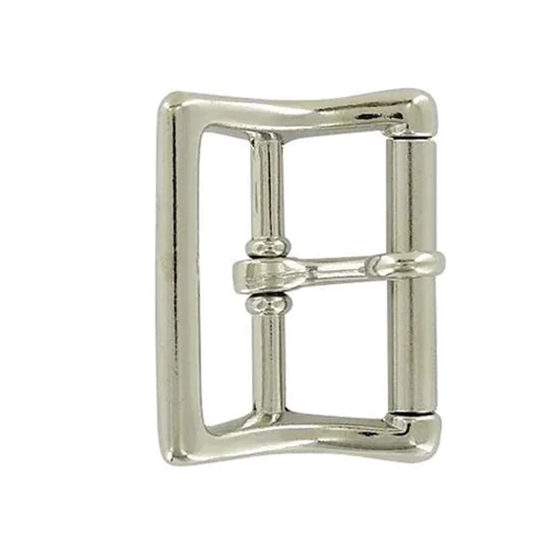 1 1/2 Nickel, Locking Tongue Roller Buckle, Zinc Alloy, #C-1508