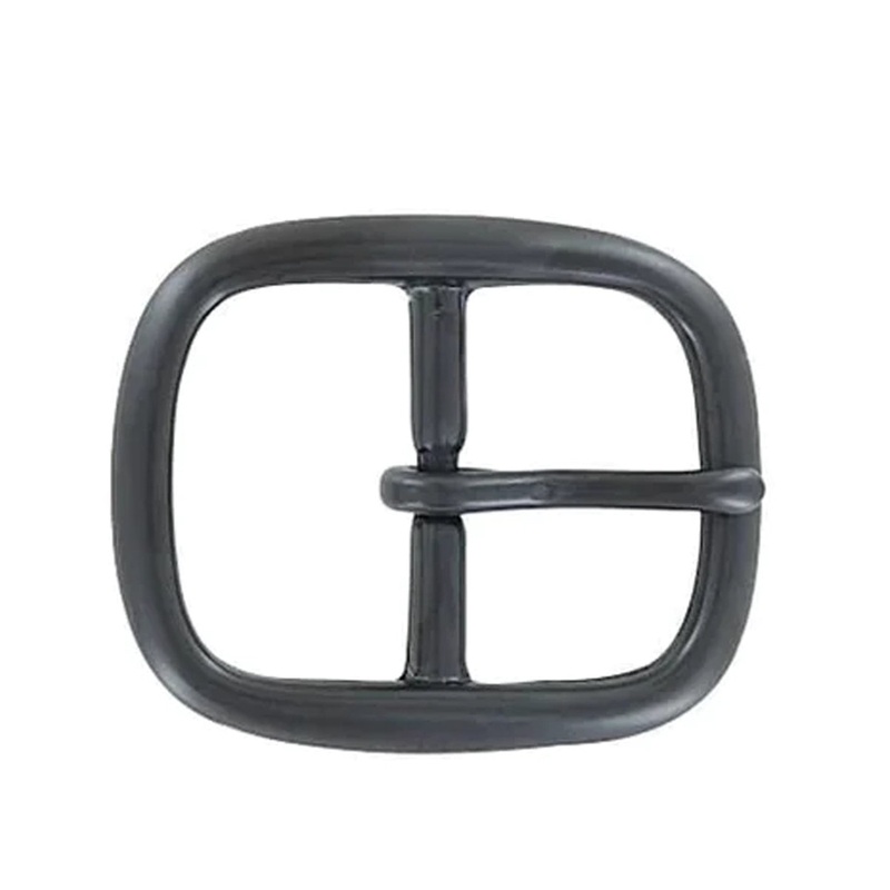 1 1/4 Black, Center Bar Buckle, Solid Brass, #C-1341-BLK