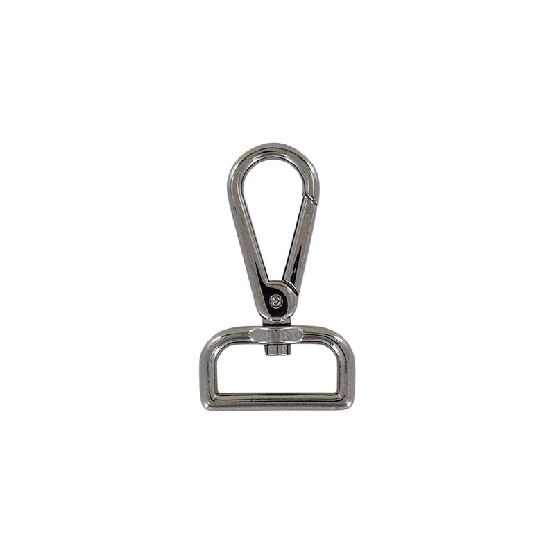 1 1/4 Shiny Gunmetal, Lever Swivel Snap Hook, Zinc Alloy, #P-2947-GUNM