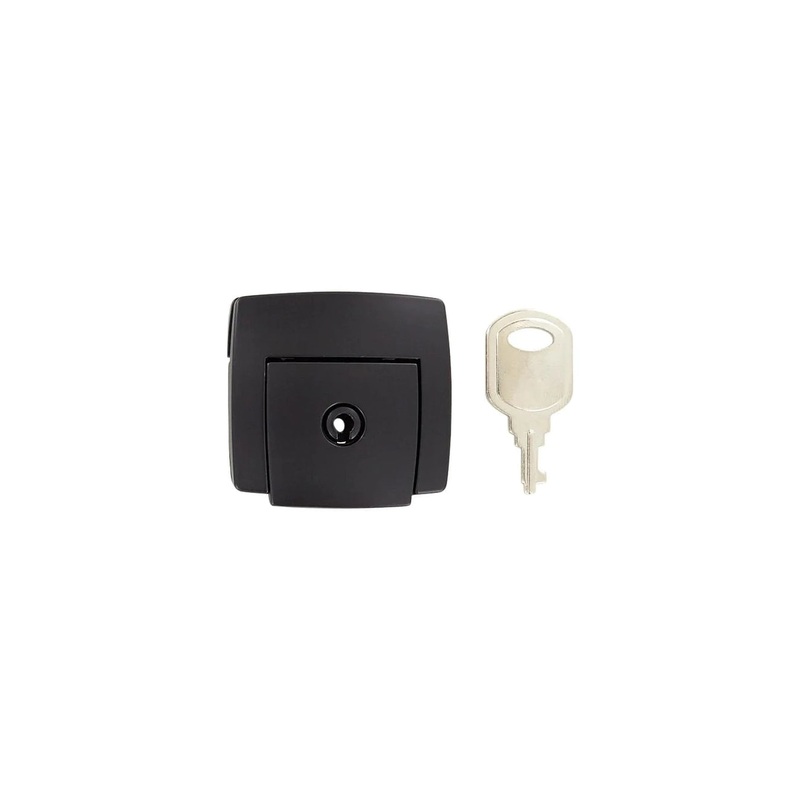 1 13/16 Black, Lock, Zinc Alloy, #L-1621-BLK