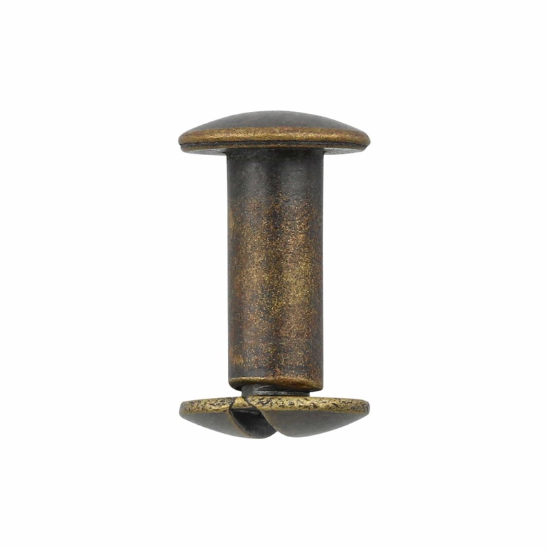 1/2 Antique Brass, Chicago Screw, Solid Brass PK10, #L-156-1-2-ANTB
