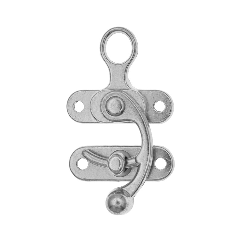 1 3/4 Nickel, Swing Lock Clasp, Zinc Alloy, #P-2127-NP