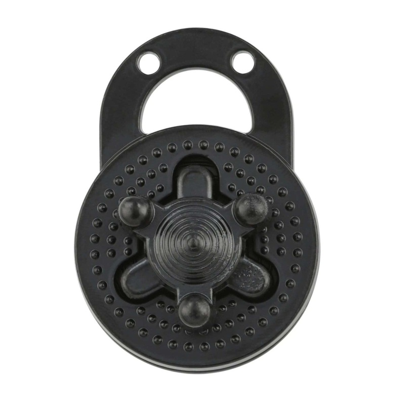 1 3/8 Black, Turn Lock , Zinc Alloy, #P-2410-BLK