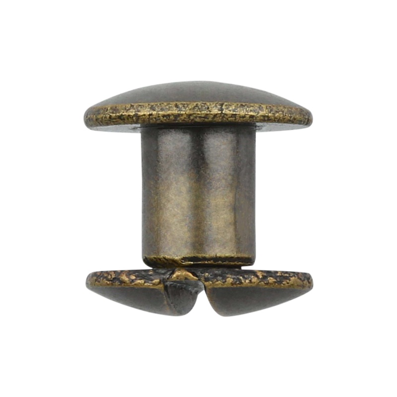 1/4 Antique Brass, Chicago Screw, Solid Brass PK10, #L-156-1-4-ANTB