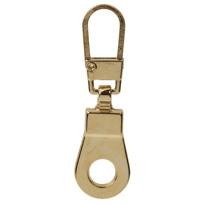1 5/8 Brass, Zipper Pull Replacement, Steel, #ZP-35-BRS