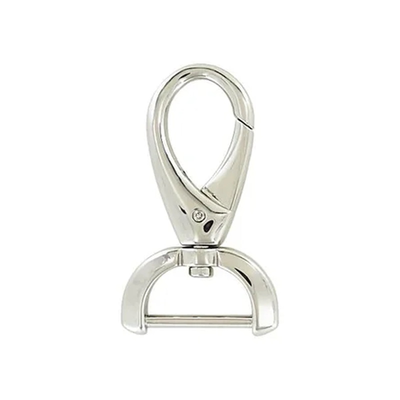 1 Shiny Nickel, Lever Swivel Snap Hook, Zinc Alloy, #P-3059-NIC