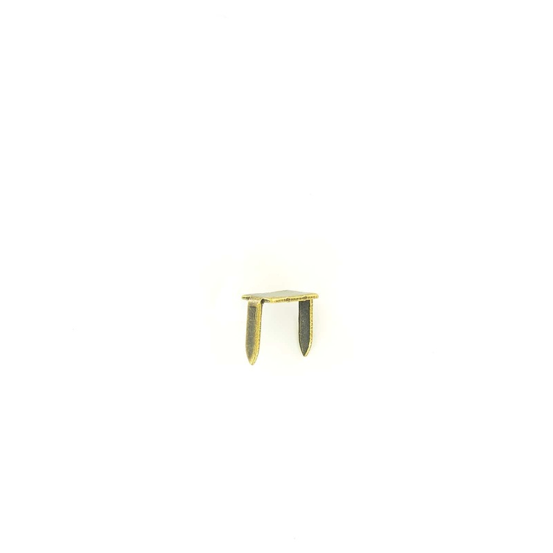#10 Antique Brass, 2-Prong Bottom Stop, Zinc Alloy-PK10, #10M-2P-ANTB