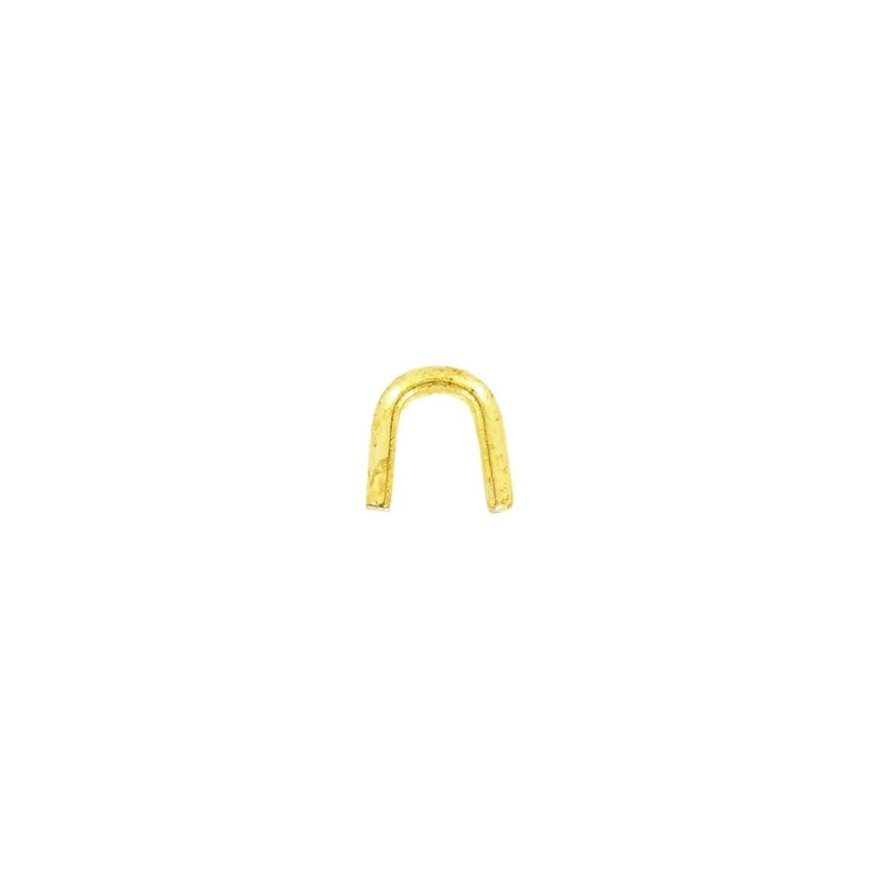 #10 Brass, YKK Top Stop, Zinc Alloy-PK10, #10M-T-BP