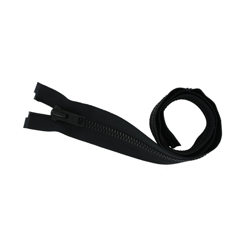 #10 Metal, Black, 30 Separating Bomber Jacket Zipper with Black Oxide Teeth, #9BJ-30-BLK-OX