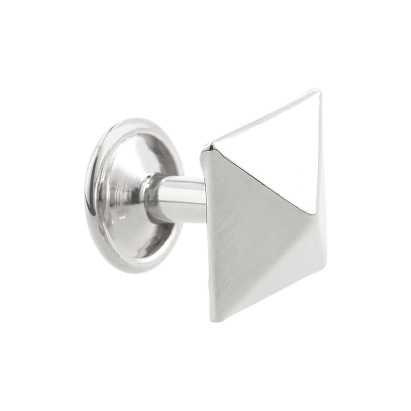 12.7mm Shiny Nickel, Pyramid Rivet Stud, Steel – PK10, #P-2943-NP