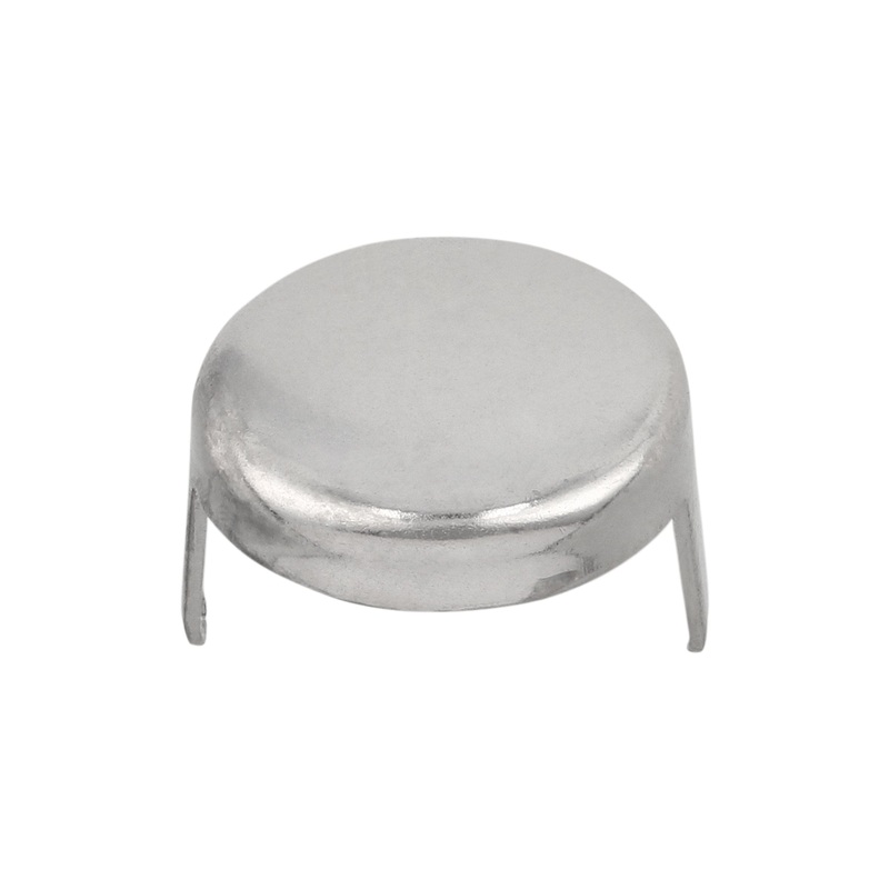 12mm Nickel, Flat Head Spot, Solid Brass-PK25, #P-2485