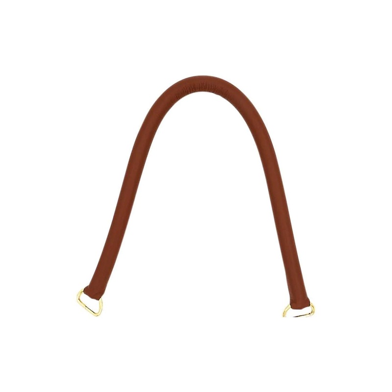 18 Tan, Handle with Brass Hardware, Leather, #L-1552-TAN