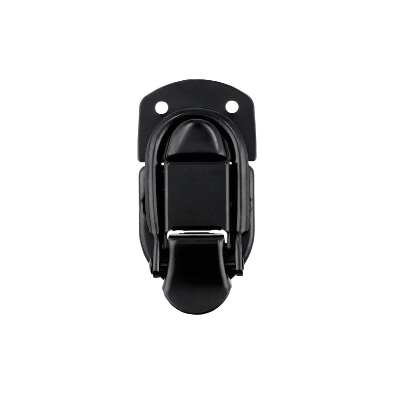 2 7/16 Black, Latch Lock Drawbolt, Steel, #L-2026-BLK