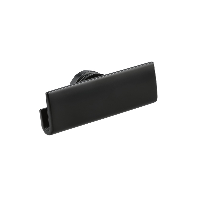 2 Black, Flap Catch with Magnetic Snap, Zinc Alloy, #P-3042-BLK