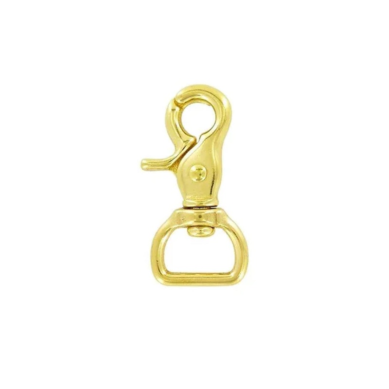3/4 Brass, Trigger Swivel Snap Hook, Solid Brass-PK4, #P-1933