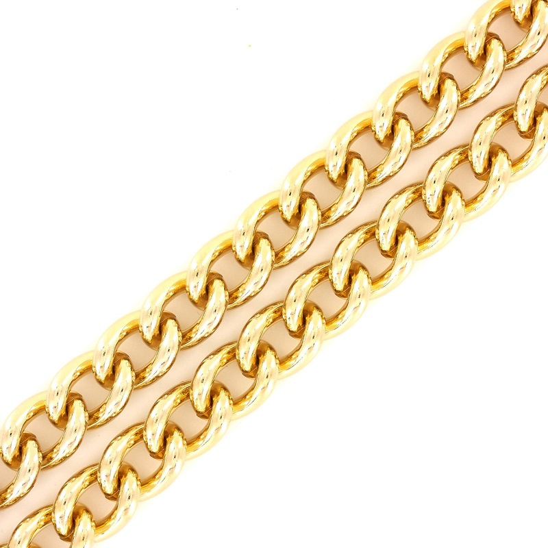 3/8 Gold, Chain, Steel, #P-3238-GP