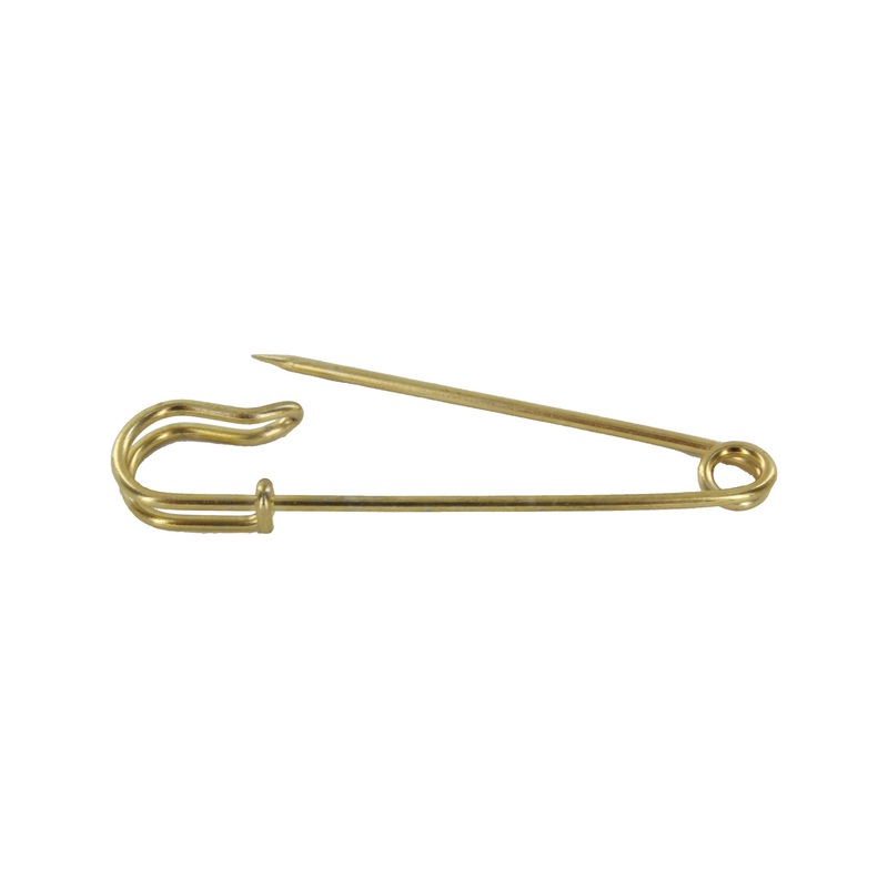 3 Brass, Kilt/Saftey Pin, Steel – Pack 5, #A-310-BP