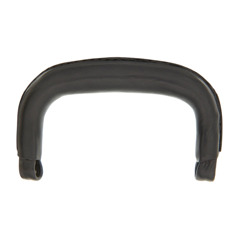 4 1/2 Black, Case Handle, Leather, #L-1637-BLK