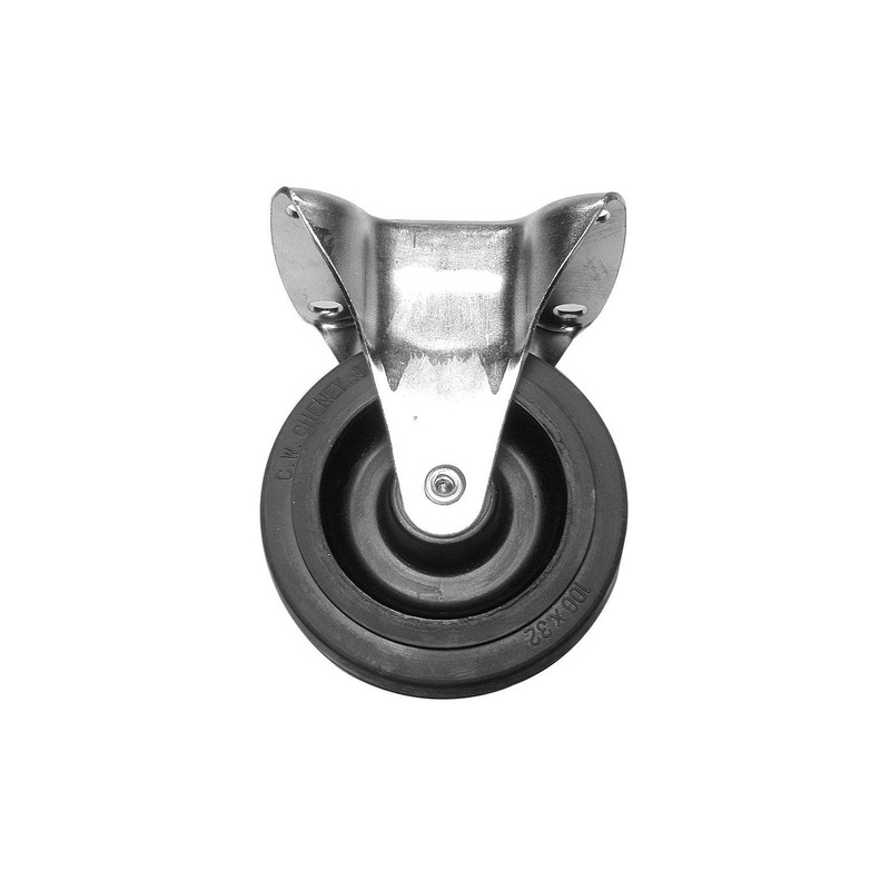 4in Blue Wheel Fixed Caster, #8494-BLUE